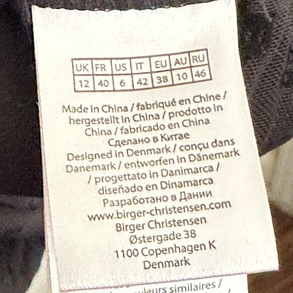 Rotate Isadora Black Flocked Monogram Sheer Long Sleeve Maxi Dress Size 6 - Picture 6 of 8